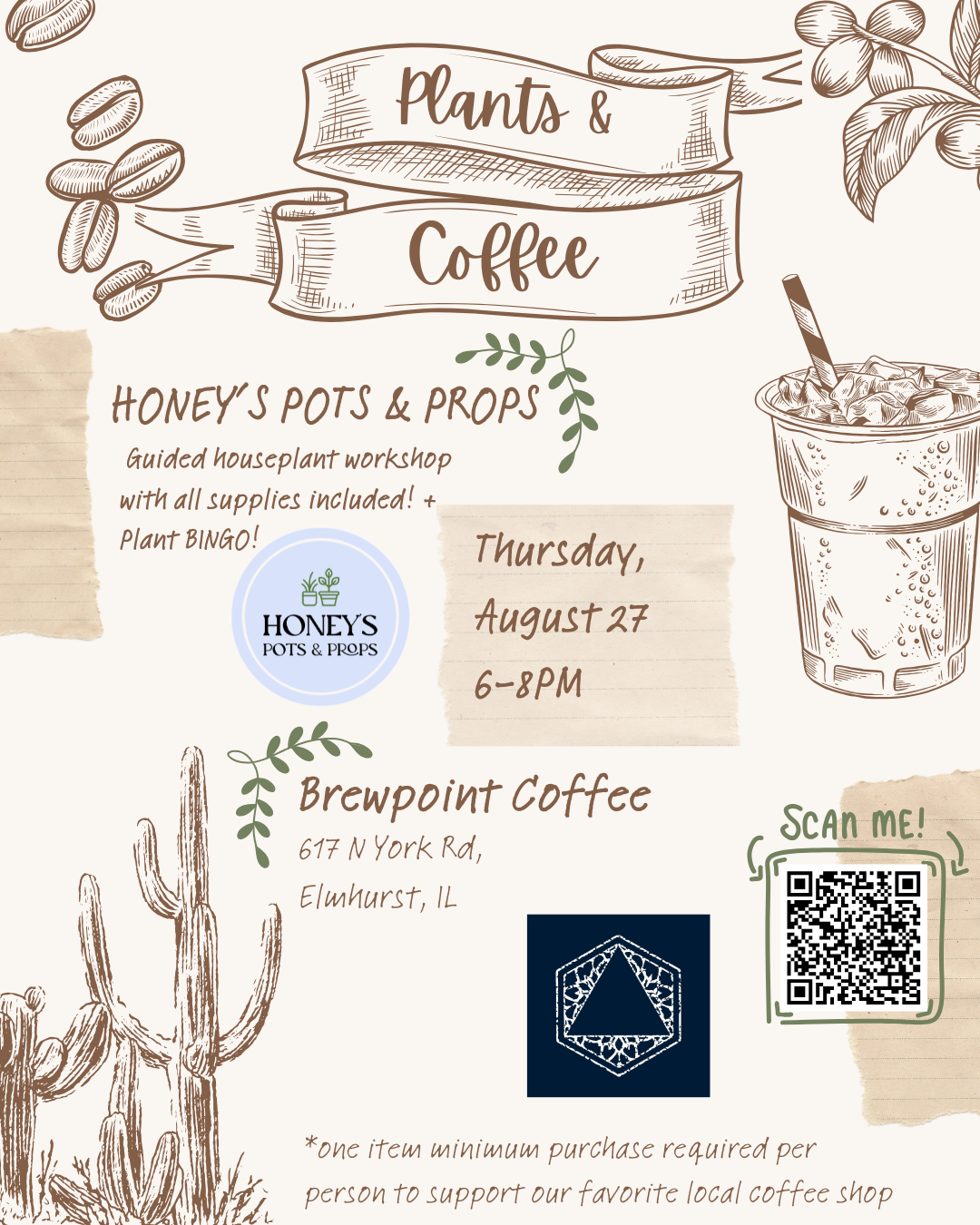 Plants & Coffee at Brewpoint