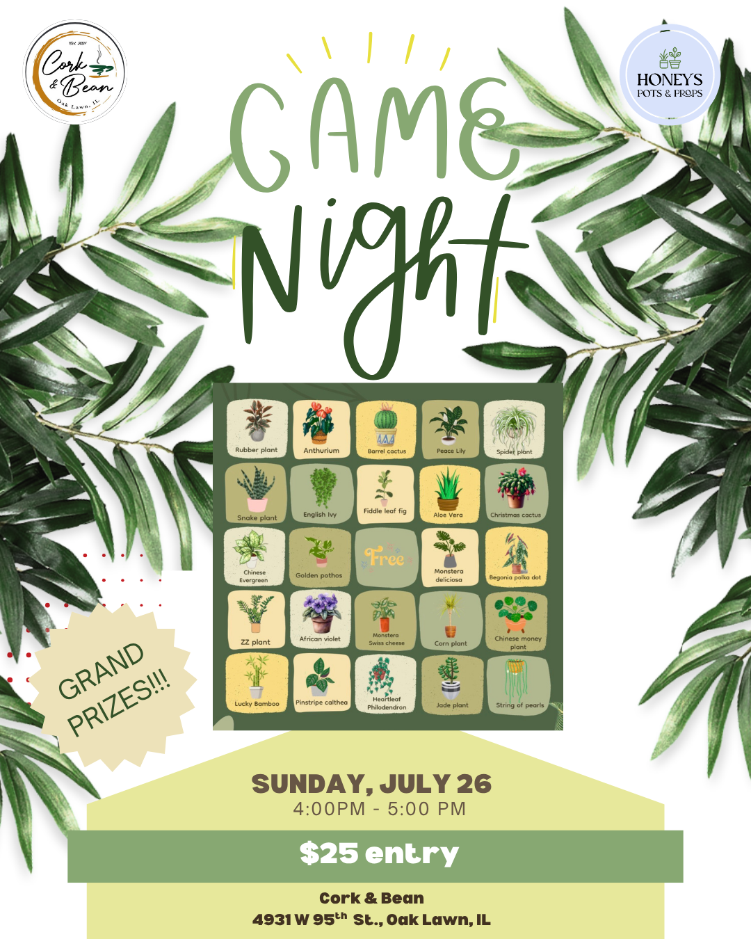 Plant BINGO, Oak Lawn