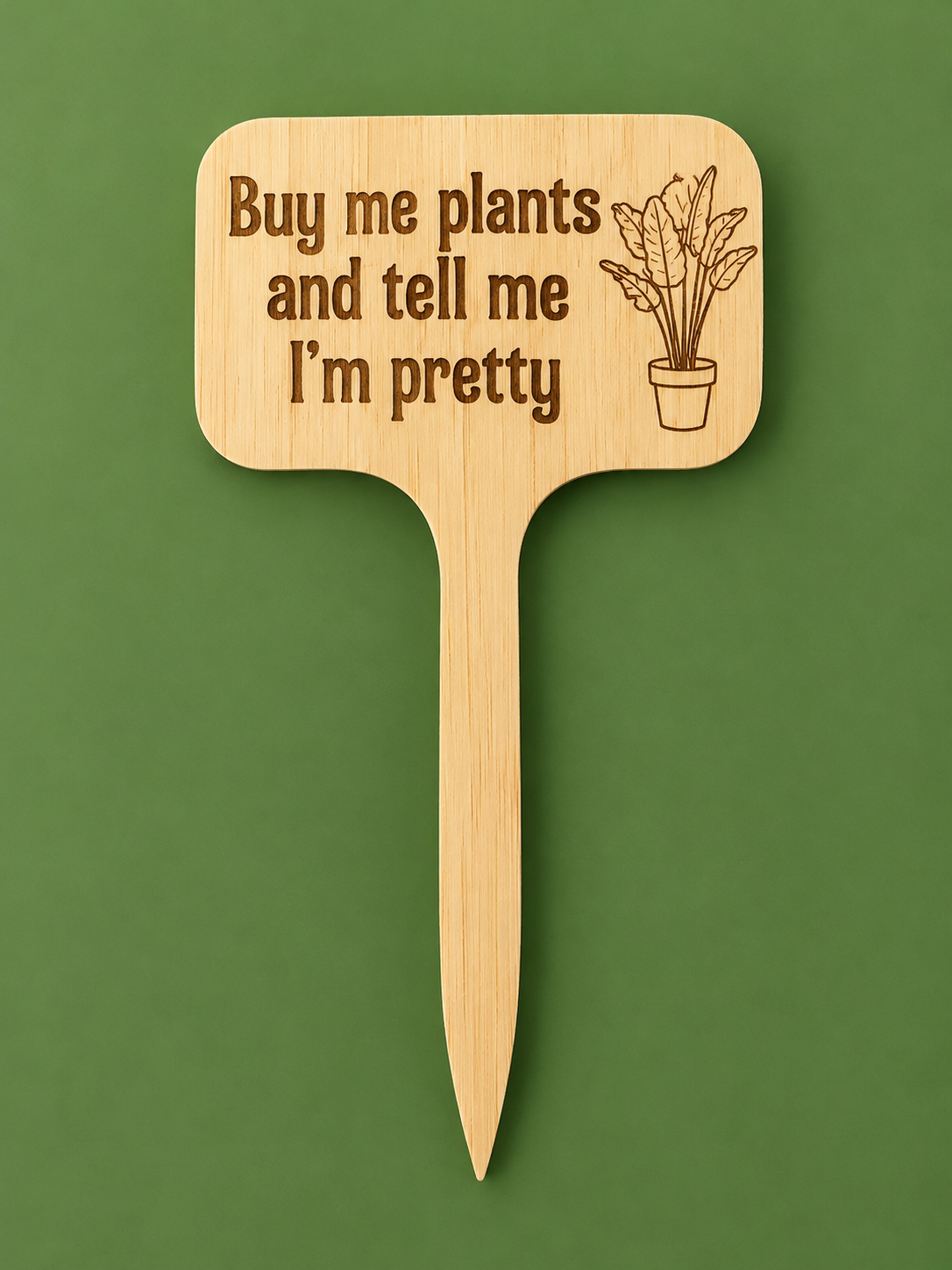 Snarky Plant Stakes